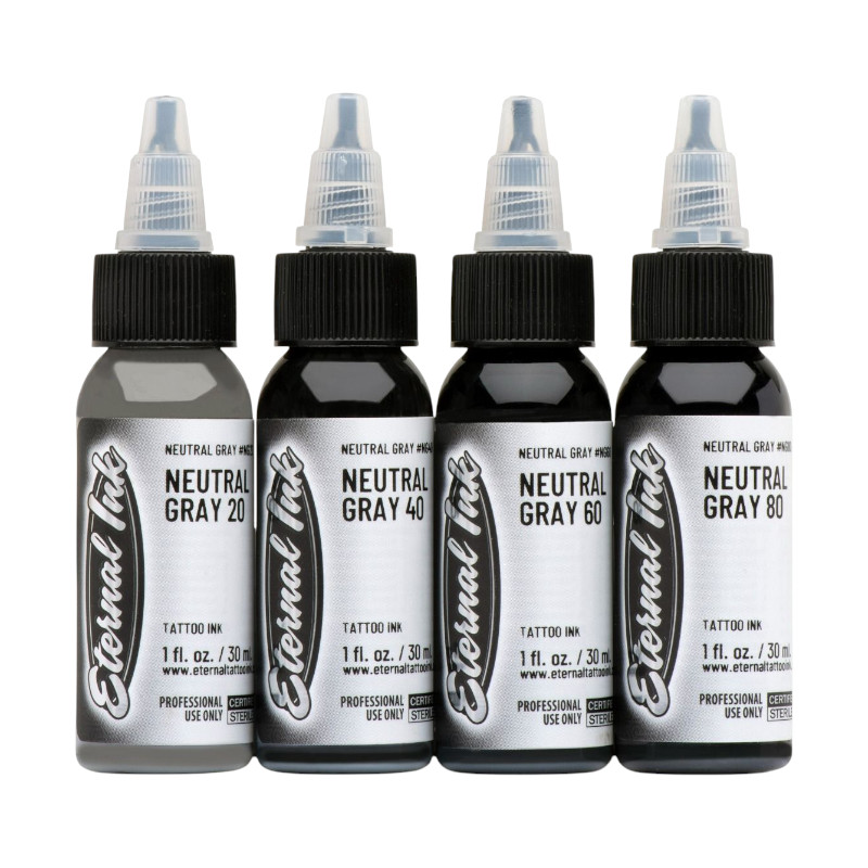 Künstlerfarbe - Eternal Ink Neutral Gray Set, 30 ml