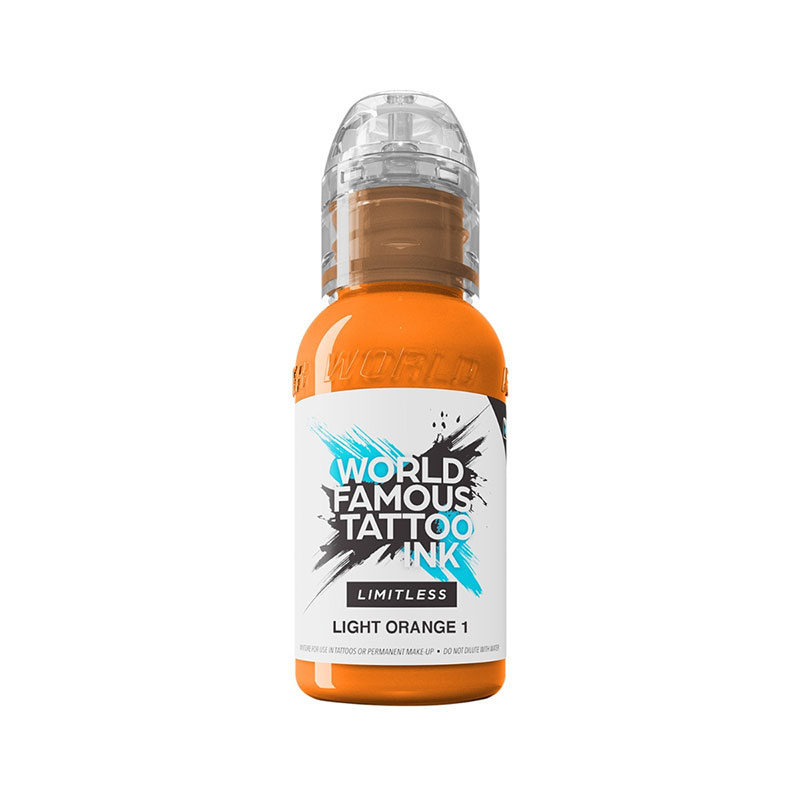 World Famous Limitless Tattoo Farbe - Light Orange 1, 30 ml