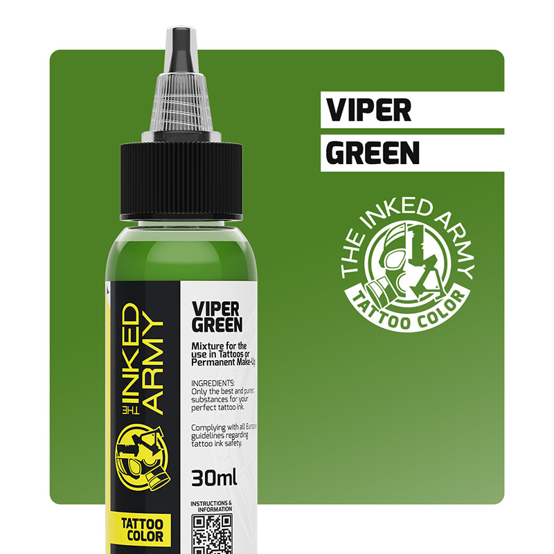 The Inked Army Tattoo Color - Viper Green, 30 ml