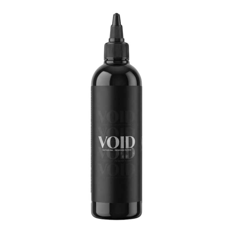 Void Tattoo Ink - schwarze Tattoofarbe, 200 ml