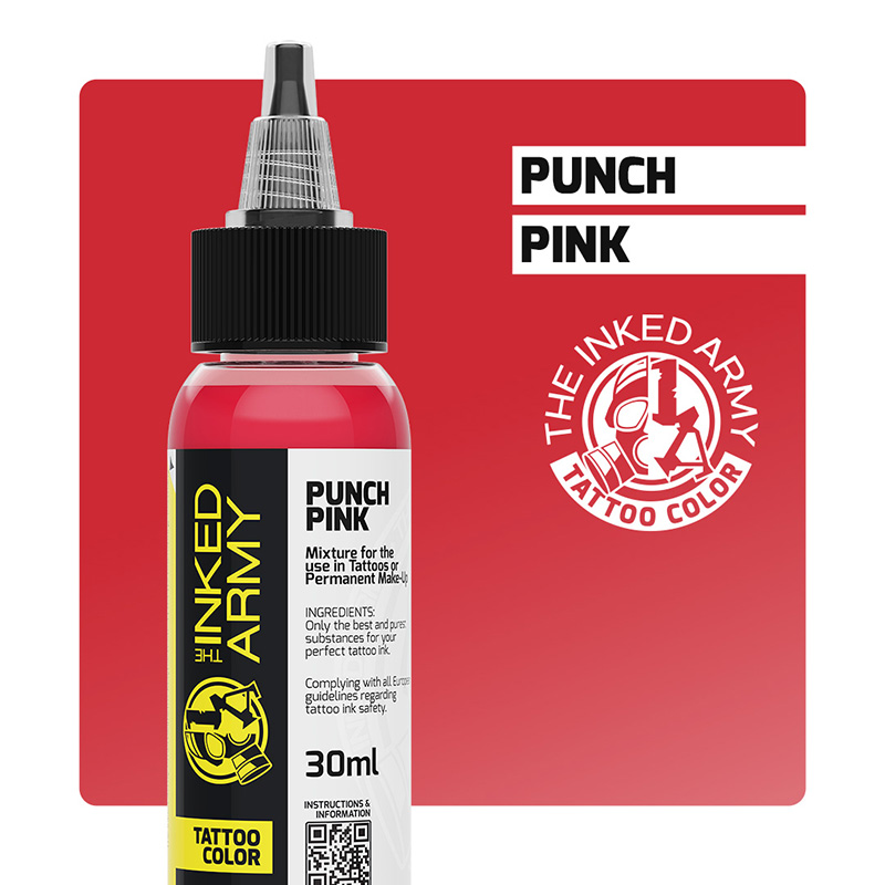 The Inked Army Tattoo Color - Punch Pink, 30 ml