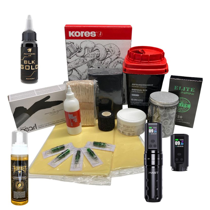 Beginner set for tattoo apprentices - wireless