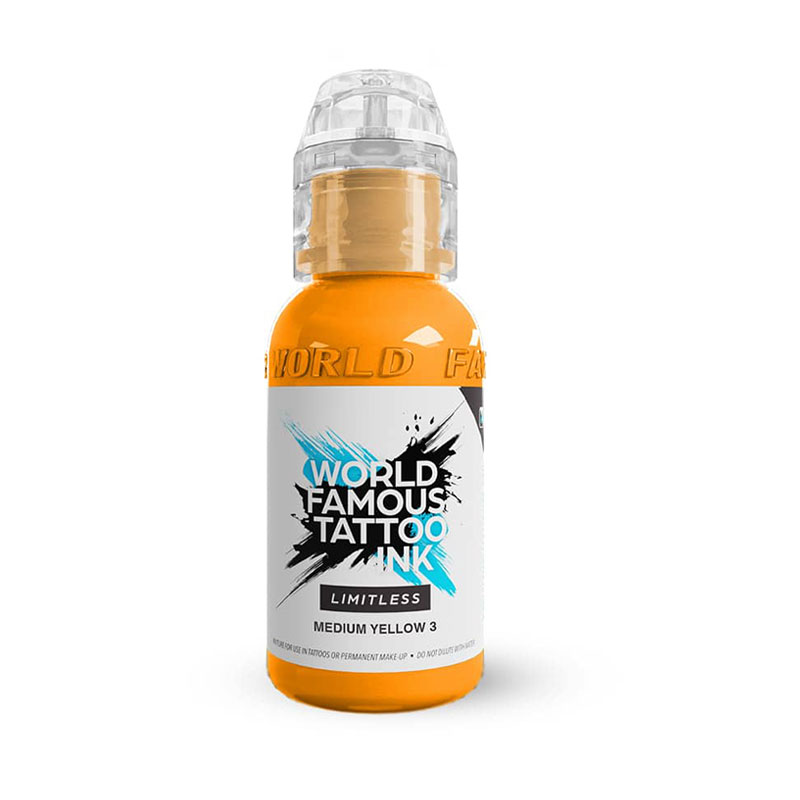 World Famous Limitless - Medium Yellow 3, 30 ml World Famous Limitless - Medium Yellow 3, 30 ml