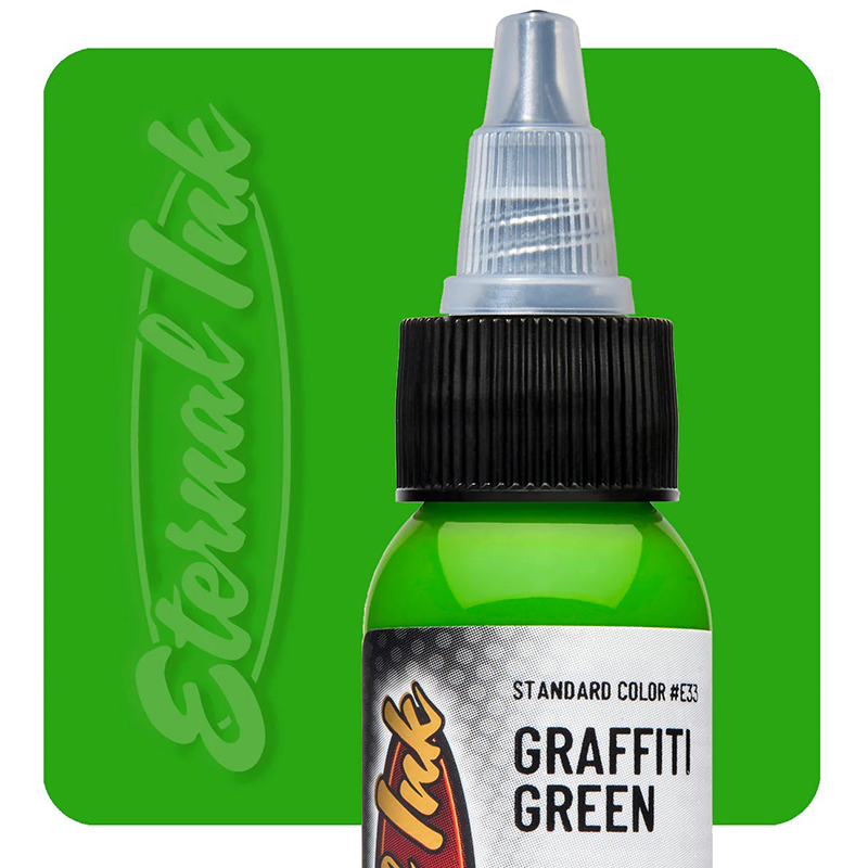 Künstlerfarbe - Eternal Ink Graffiti Green, 30 ml