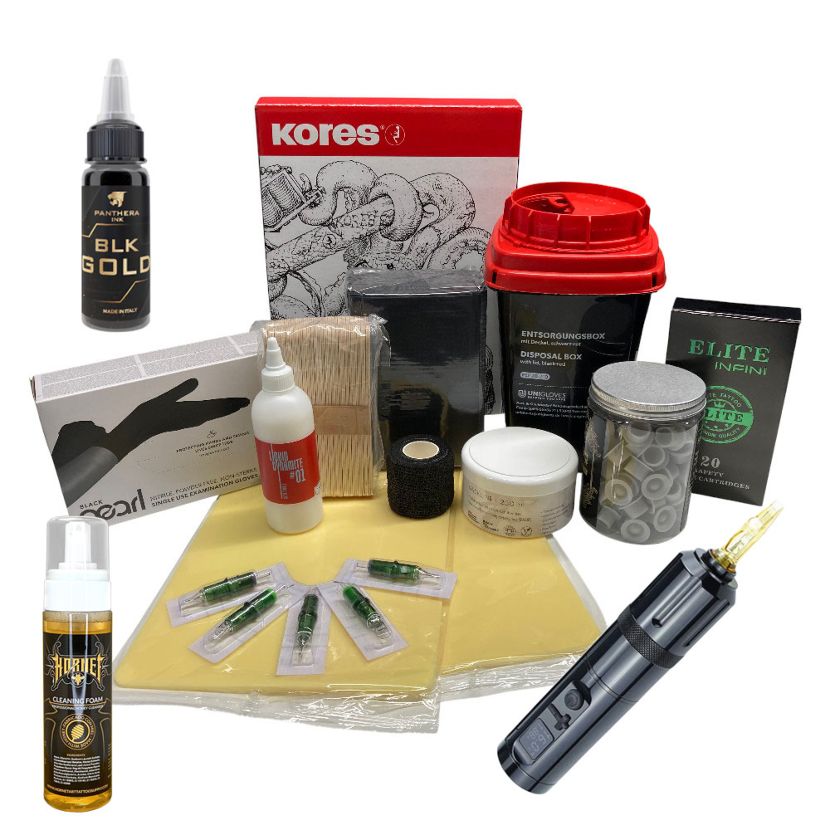 Beginner set for tattoo apprentices - wireless