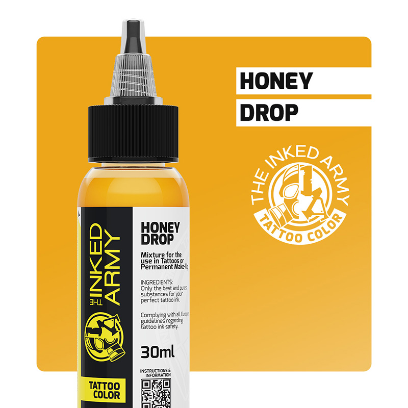 The Inked Army Tattoo Color - Honey Drop, 30 ml