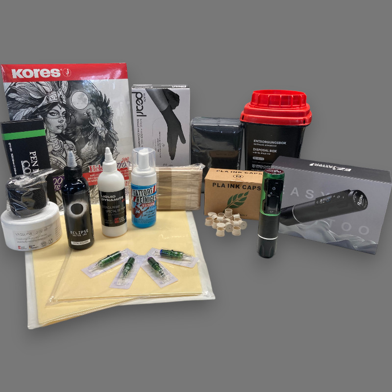 Beginner set for tattoo apprentices - wireless