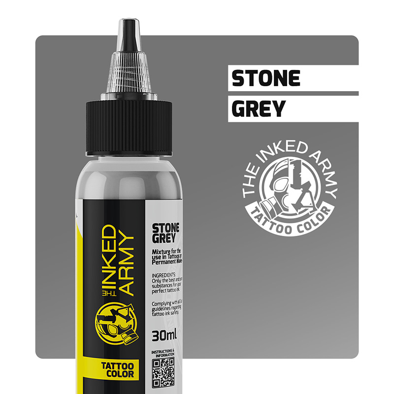 The Inked Army Tattoo Color - Stone Grey, 30 ml