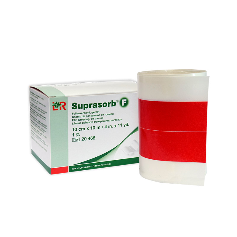 Suprasorb F Tattoo Folienverband, 10 cm x 10 m Suprasorb F Tattoo Folienverband, 10 cm x 10 m