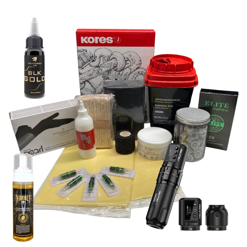 Premium Plus Wireless Starter Kit for Tattoo Apprentices
