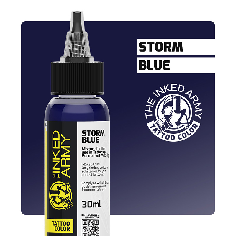The Inked Army Tattoo Color - Storm Blue, 30 ml