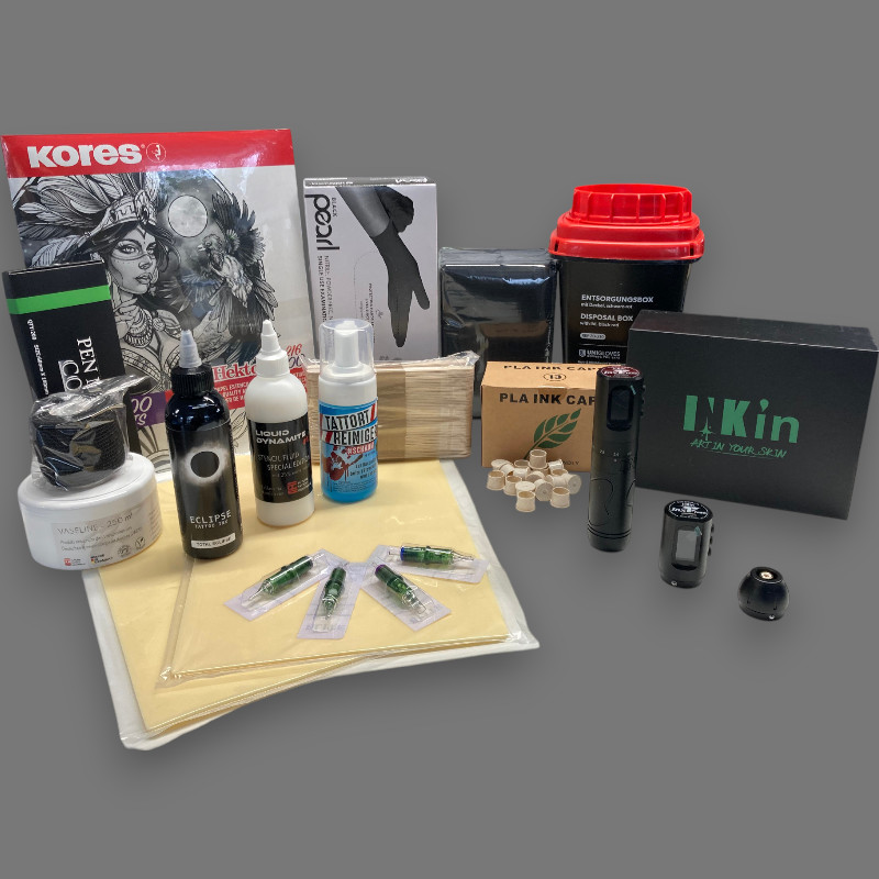 Beginner set for tattoo apprentices premium - wireless