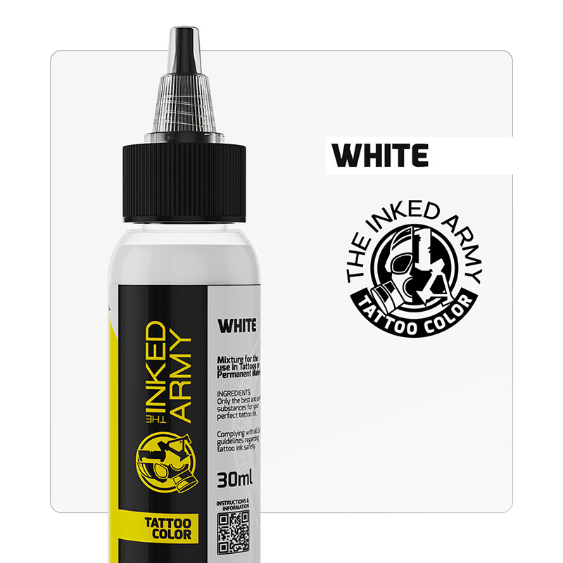 The Inked Army Tattoo Color - White, 30 ml