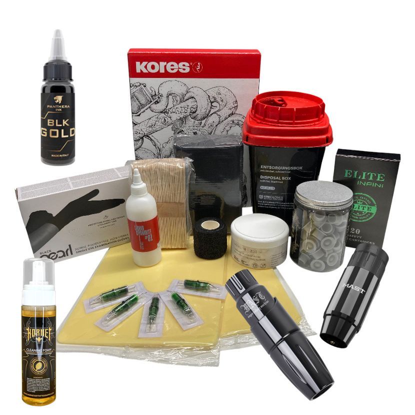 Einsteigerset für Tattoolehrlinge - kabellos
