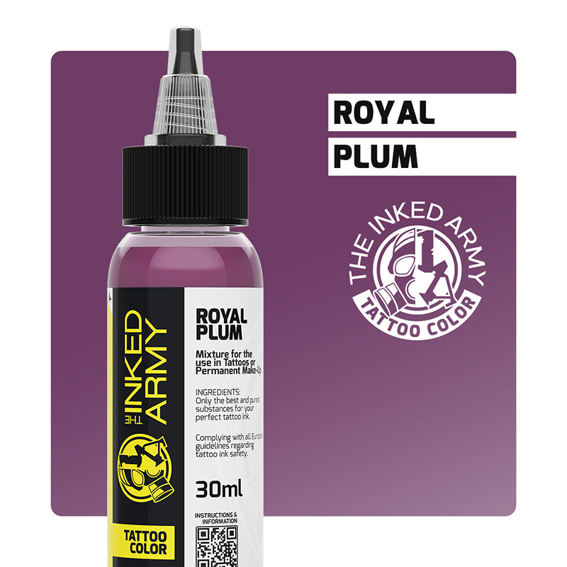The Inked Army Tattoo Color - Royal Plum, 30 ml
