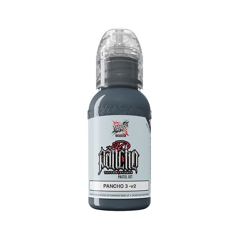 World Famous Limitless Tattoo Farbe - Pancho Pastel 3 v2, 30 ml